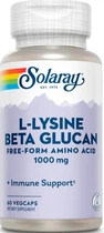 Лізин та Монолаурін L-Lysine Monolaurin Solaray 60 вегкапс
