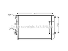 VNA2206 AVA Радіатор охолодження SEAT ALTEA (2004) 1.8 FSI/TSI Ava (VNA2206)