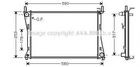 FDA2325 AVA Радіатор охолодження двигуна FIESTA5/FUSION 14/6 MT 02 (Ava) Ava (FDA2325)