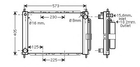 RTM405 AVA радіатор охолодження двиг. Clio III, Modus 05- Ava (RTM405)