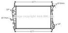 FDA2376 AVA Радіатор охолодження Mondeo III 2.0/3.0i/TDCi 00- Ava (FDA2376)