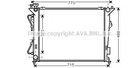 HY2172 AVA Радіатор охолодження KIA MAGENTIS II (MG) (06-) 2.7 i V6 24V (вир-во AVA) Ava (HY2172)