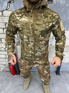 Тактическая куртка Shark Skin Softshell с мембраной Windstopper и регулируемым капюшоном Multicam M