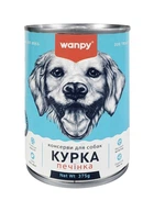 Консервированный корм для собак Wanpy chicken & liver