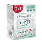 Влажный корм для кошек Optimeal Adult Cats Sterirlised Multi Taste 3+1 для стерилизованных 340 г