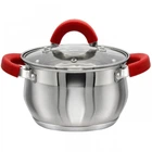 Кастрюля из нержавеющей стали Zauberg 6 л ZB-6R Red