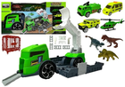 Zestaw do zabawy LEAN Toys Autotransporter z dinozaurami i samochodami (5904204753036)