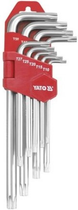 Набір ключів Torx довгі Yato 9 предметів T10-T50 YT-0512 (5906083905124)