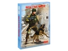 Офицер подразделения IDF K-9 «OKETZ» с собакой ICM (16102)