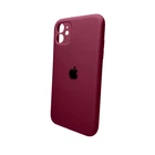 Защитный чехол-накладка Silicone Full Case AA Camera Protect для iPhone 11 Pro Plum (FullAAKPi11P-47)
