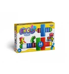 Повітряний пластилин Danko Toys Air Clay Неоновий, 16 шт ARCL-04-01U