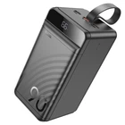 Повербанк портативний акумулятор Power bank Hoco J123D Element fully 22.5W+PD20W 90000mAh Black