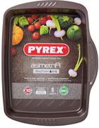 Форма для запікання Pyrex Asimetria коричнева 35х27 см (3426470269193)