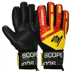 Перчатки вратарские GK-4321 SOCCERMAX (PVC, PL, р-р 9, цвет желтый-красный)