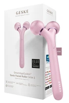 Електронний ультразвуковий ролик GESKE Sonic Facial Roller 4в1 pink