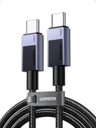 Кабель зарядний UGREEN USB C to USB C Charger Cable 240W PD 3.1 5A 48V 180W 140W 1 м Black (L513)