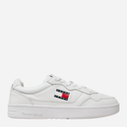 Sneakersy męskie skórzane Tommy Hilfiger EM0EM01443-ACG 43 Białe (8720637413036)