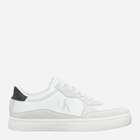 Sneakersy męskie zamszowe Calvin Klein YM0YM01100-01U 41 Białe (8720639477104)