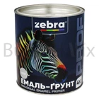 Емаль-ґрунт алкідна ZEBRA PROF 020Р 2,5 кг срібляста
