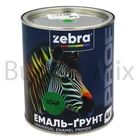 Емаль-ґрунт алкідна ZEBRA PROF 034Р 0,8 кг світло-зелена
