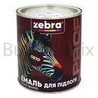 Емаль для підлоги ZEBRA PROF алкідна 0,8 кг 087Р червоно-коричнева