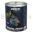 Емаль-ґрунт алкідна ZEBRA PROF 055Р 0,8 кг синя