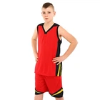 Форма баскетбольна LIDONG L044 (поліестер, розмір 3XL, червоний-чорний)