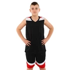 Форма баскетбольная LIDONG L050 (полиэстер, размер 2XL, Черный-красный)