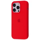 Чехол силиконовый VVave Premium Silicone Case Full для Apple iPhone 16 red