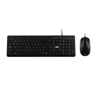 Комплект клавиатура и мышь 2E 2E-MK405UBK_UA MK405 USB-A, EN/UK, чёрный