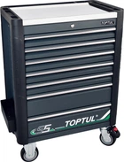 Тележка для инструмента Toptul Bumper Series 7 секций (TCAS0703)