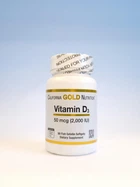 Вітамін Д3 California Gold D3 2000 IU 90caps вітаміни та мінералив упаковці (VMD-1206070)