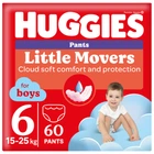 Підгузки-трусики Huggies Little Movers/Pants 6 (15-25 кг) Box для хлопчиків 60 шт (5029053564142)