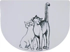 Миски та контейнери Trixie Pussy Cats Пластиковий килимок під миски для котів 40х30 см (1111127576)