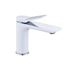 Смеситель для раковины Qtap Presto хром-белый QTPRE270CRW45576)