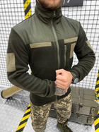 Тактична флісова кофта з кріпленням для шевронів Delta Tactical Fleece Olive S