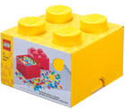 Pudełko do przechowywania klocków konstrukcyjnych LEGO Storage Brick 4 Żółte (5007128)