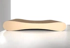 Когтеточка для кошек из картона CLAW-A1 Бежевая 55x7x25