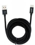 Kabel Winner Group USB Type-A - USB Type-C M/M 3 m Black (8591194087905)