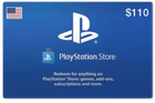 Карта пополнения Playstation PSN Gift Card 110 USD