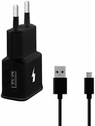 Мережевий зарядний пристрій Winner Group 1 x USB з кабелем USB Type-C Black (8591194078903)