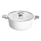 Кастрюля алюминиевая 5 литров Белый MGC HP-4-455W