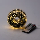 Гірлянда світлодіодна GarlandoPro 1000L100MGY Роса Нитка на 1000 LED зелена 100 м 8 режимів Жовтий (127-107-1000L100MGY)
