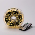 Гирлянда светодиодная GarlandoPro 2000L200MGY Роса Нить на 2000 LED зеленая 200 м 8 режимов Желтый (127-107-2000L200MGY)
