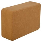 Блок для йоги пробковый кирпич опорный для йоги Zelart 0095 размер 22x7x13см Beige