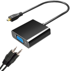 Адаптер Winner Group Micro HDMI на VGA D-Sub DE-15 Black (8591194110344)