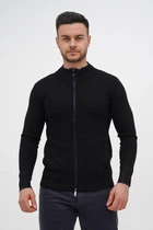 Кофта на замке кэжуал Trend Collection 3357 черный (col.802) XL
