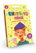 Картка "Emotions Mimik" EM-01-01U на укр. мовою