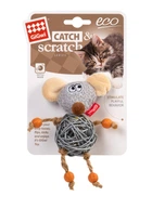 Іграшка для котів GiGwi Catch&Scratch Миша зі дзвіночком 8 см