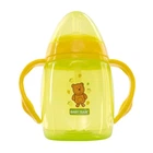 Поильник-непроливайка Baby Team С трубочкой и ручками 250 мл (4824428050036)
